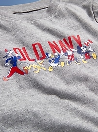 View large product image 4 of 4. Old Navy x Disney© Unisex Flag Logo-Graphic T-Shirt for Toddler