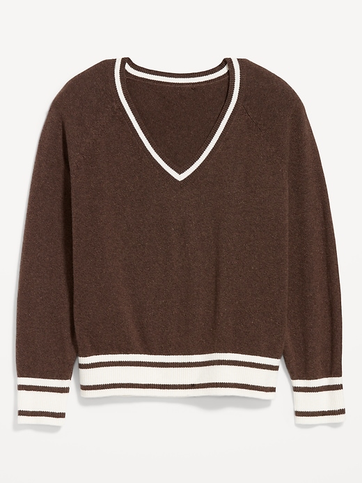 Image number 2 showing, SoSoft Loose V-Neck Sweater