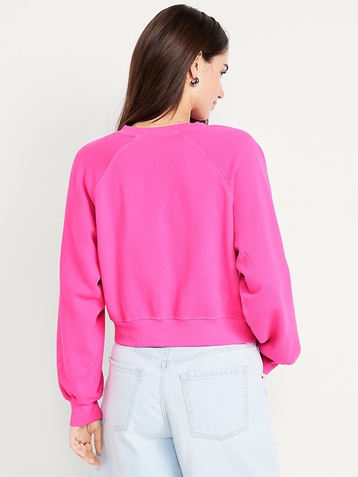 Image number 8 showing, SoComfy Oversized Button-Front Sweatshirt