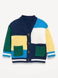 Image number 1 showing, Color-Block Cardigan Sweater for Baby