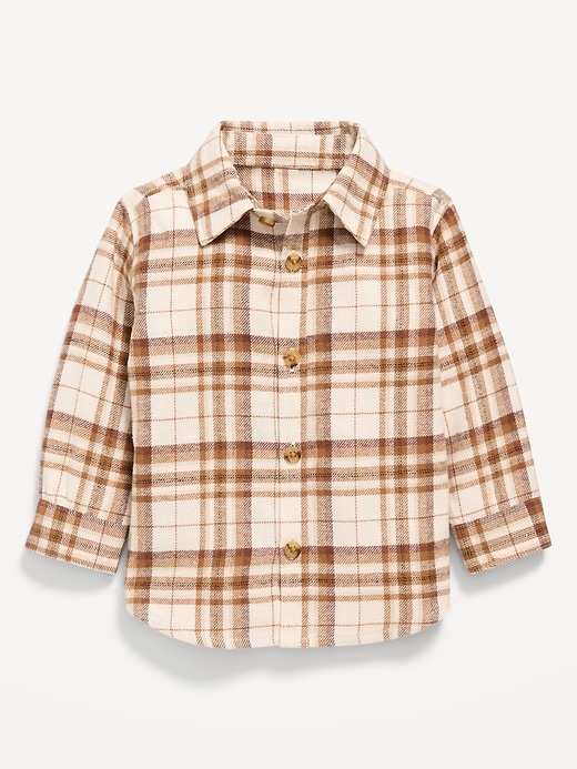 View large product image 1 of 2. Long-Sleeve Flannel Shirt for Baby