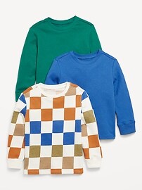 L'image numéro 1 présente T-shirt à manches longues pour tout-petit garçon (paquet de 3)