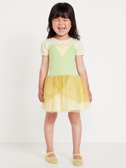 View large product image 1 of 3. Disney© Short-Sleeve Tiana Tutu Dress