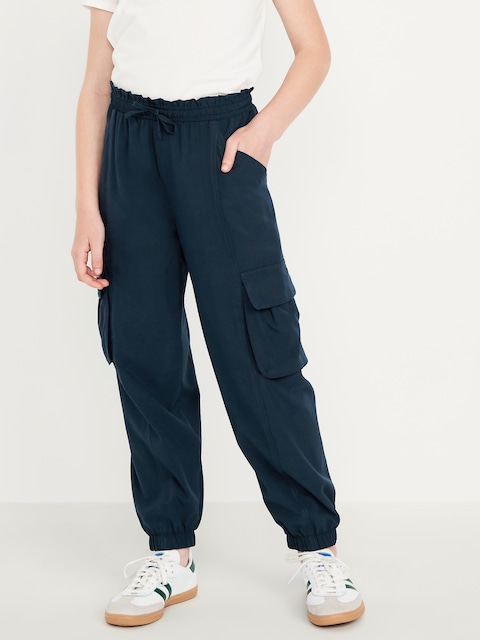 High-Waisted StretchTech Performance Joggers for Girls
