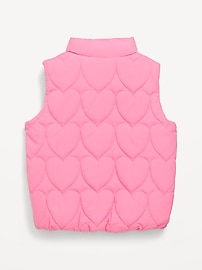 L'image numéro 2 présente Gilet rembourré matelassé hydrorésistant pour toute-petite fille