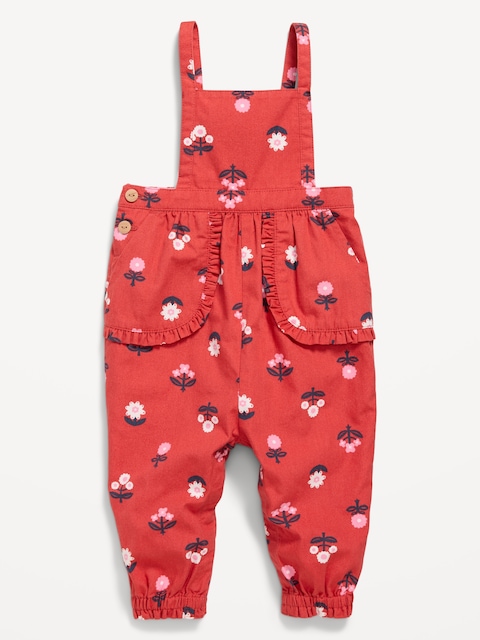 Printed Sleeveless Jumpsuit for Baby - Ditsy Floral