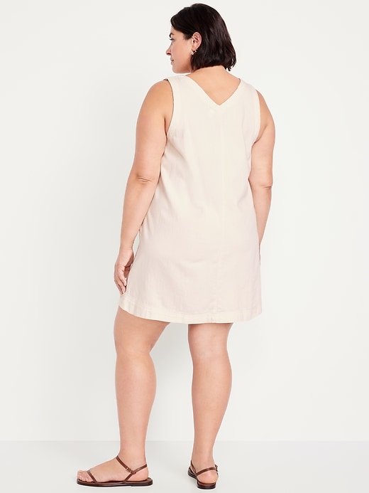 Image number 7 showing, Sleeveless Button-Front Mini Dress