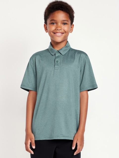CloudMotion Performance Polo Shirt for Boys - Green