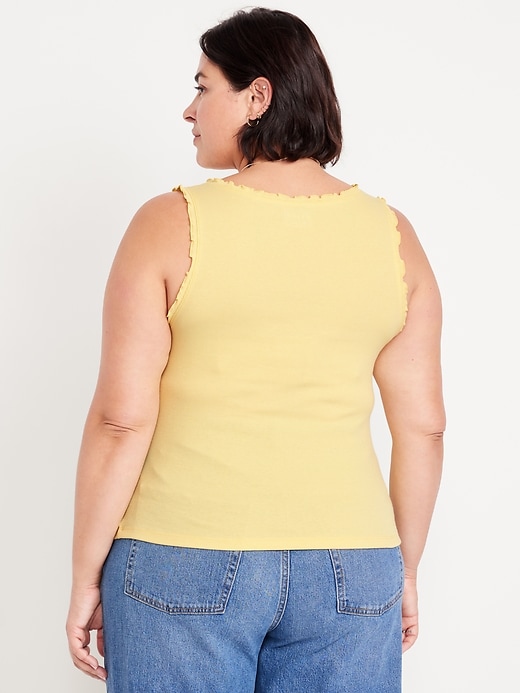 Image number 7 showing, Cinched Rib-Knit Tank Top