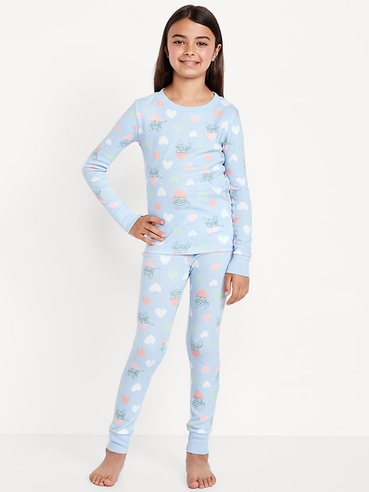 Voir une image plus grande du produit 1 de 3. Pyjama ajusté à imprimé Lilo et Stitch de Disney© pour fille