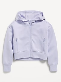 View large product image 3 of 4. Dynamic Fleece Zip-Front Performance Hoodie for Girls