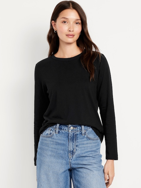 EveryWear Long-Sleeve T-Shirt - Gray