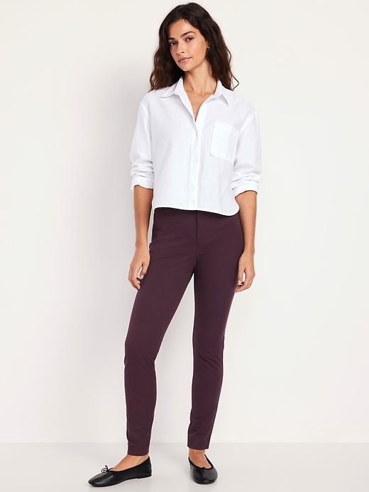 Image number 1 showing, High-Waisted Pixie Skinny Pants