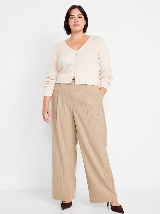 Image number 7 showing, Extra High-Waisted Taylor Wide-Leg Trouser Pants