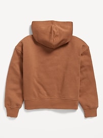 View large product image 3 of 3. Favorite Fleece Printed Zip-Front Hoodie for Girls