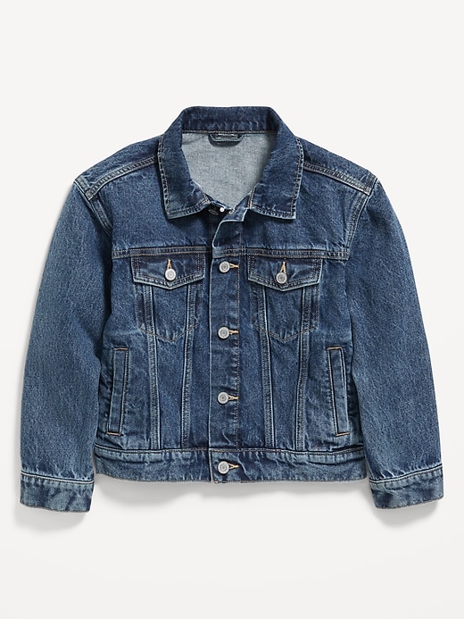 Voir une image plus grande du produit 2 de 3. Veste de camionneur en denim non extensible pour garçon