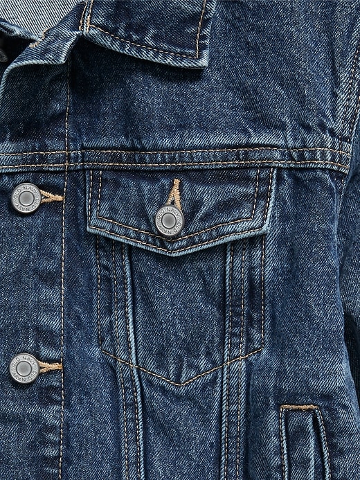 L'image numéro 3 présente Veste de camionneur en denim non extensible pour garçon