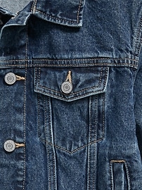 Voir une image plus grande du produit 3 de 3. Veste de camionneur en denim non extensible pour garçon