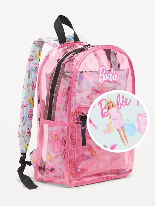 View large product image 1 of 1. Barbie™ Clear Backpack for Kids
