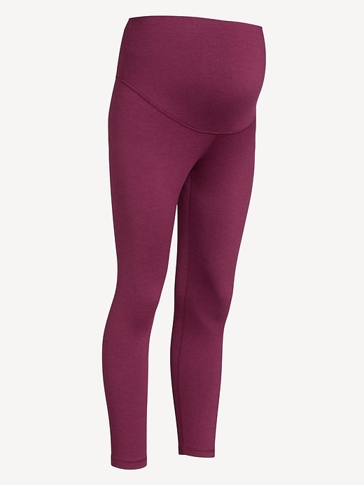Image number 8 showing, Maternity Full-Panel CloudComfy 7/8 Leggings