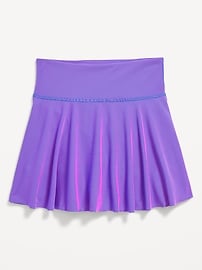 View large product image 5 of 6. High-Waisted PowerSoft Ribbed Skort for Girls