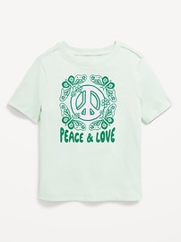 Image number 1 showing, Short-Sleeve Unisex Graphic T-Shirt for Toddler