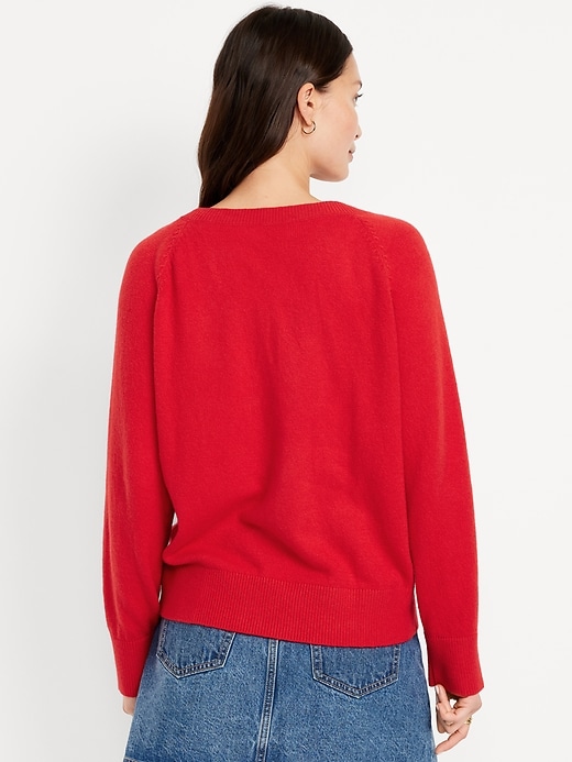 Image number 6 showing, SoSoft Loose V-Neck Sweater