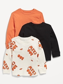 L'image numéro 1 présente T-shirt à manches longues pour tout-petit garçon (paquet de 3)