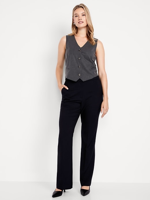 Image number 6 showing, Mid-Rise Taylor Boot-Cut Pants