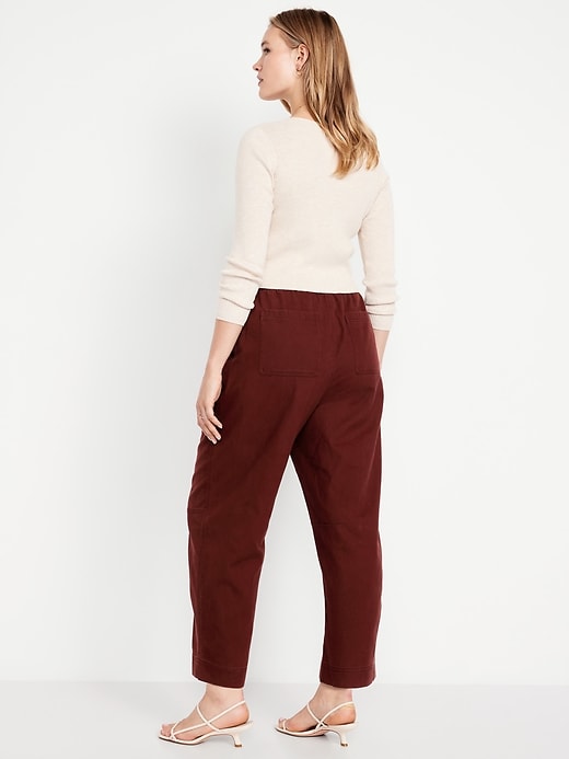 Image number 5 showing, High-Waisted Barrel Ankle Pants