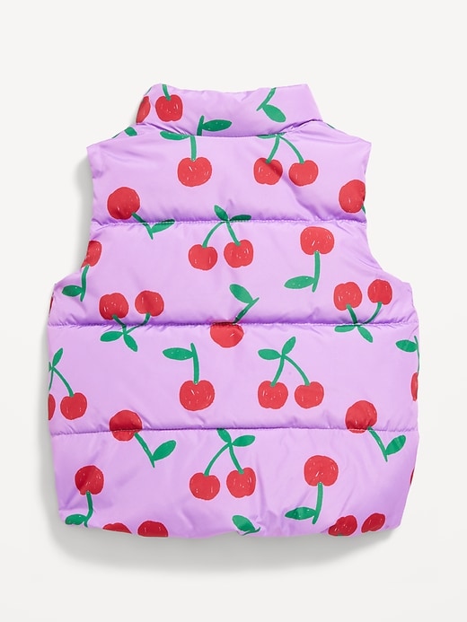 Voir une image plus grande du produit 2 de 2. Gilet rembourré hydrorésistant Frost Free à motif pour Toute-petite fille