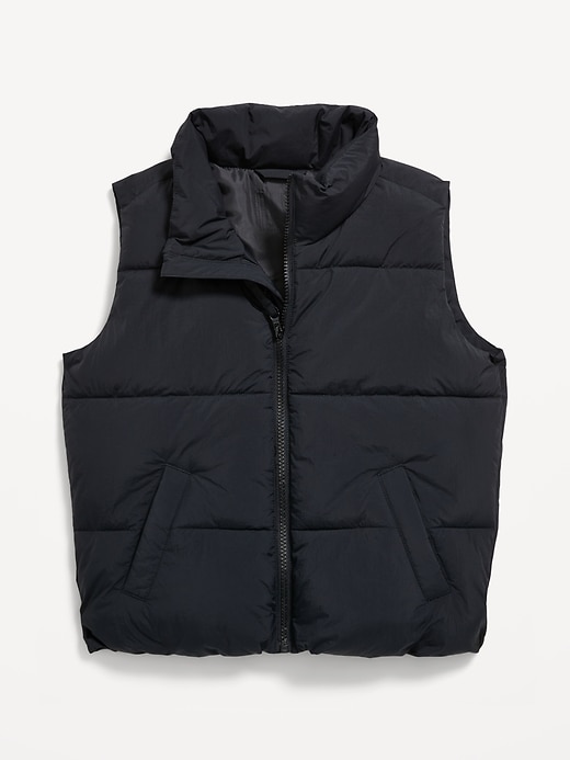 View large product image 2 of 2. Water-Resistant Quilted Puffer Vest for Girls