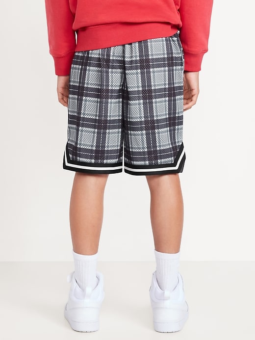 View large product image 2 of 4. Knee Length Mesh Basketball Shorts for Boys