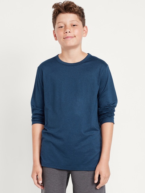 CloudMotion Long-Sleeve Performance T-Shirt for Boys - Multi