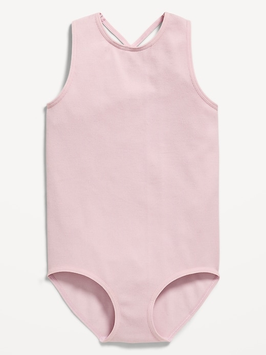 Image number 3 showing, Seamless Fitted Sleeveless Leotard for Girls