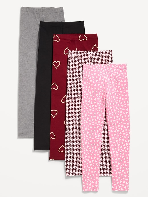Voir une image plus grande du produit 1 de 1. Legging pleine longueur pour fille (paquet de 5)