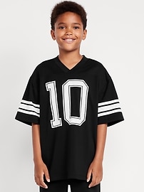 View large product image 3 of 4. Oversized Boxy Mesh Graphic T-Shirt for Boys