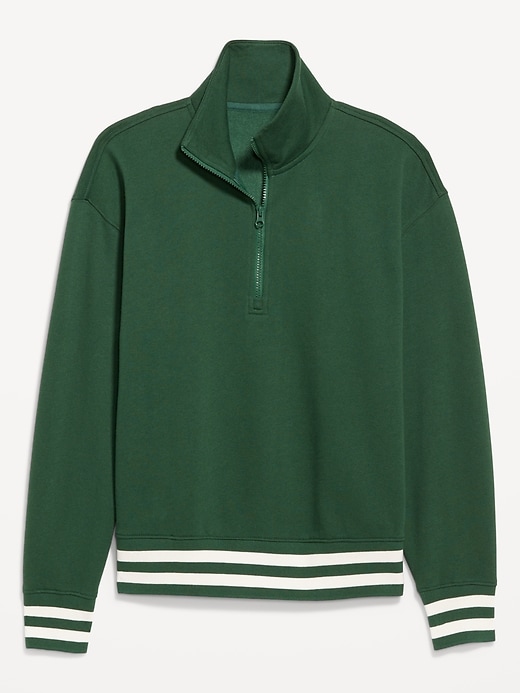 Image number 4 showing, SoComfy Oversized Half-Zip Sweatshirt