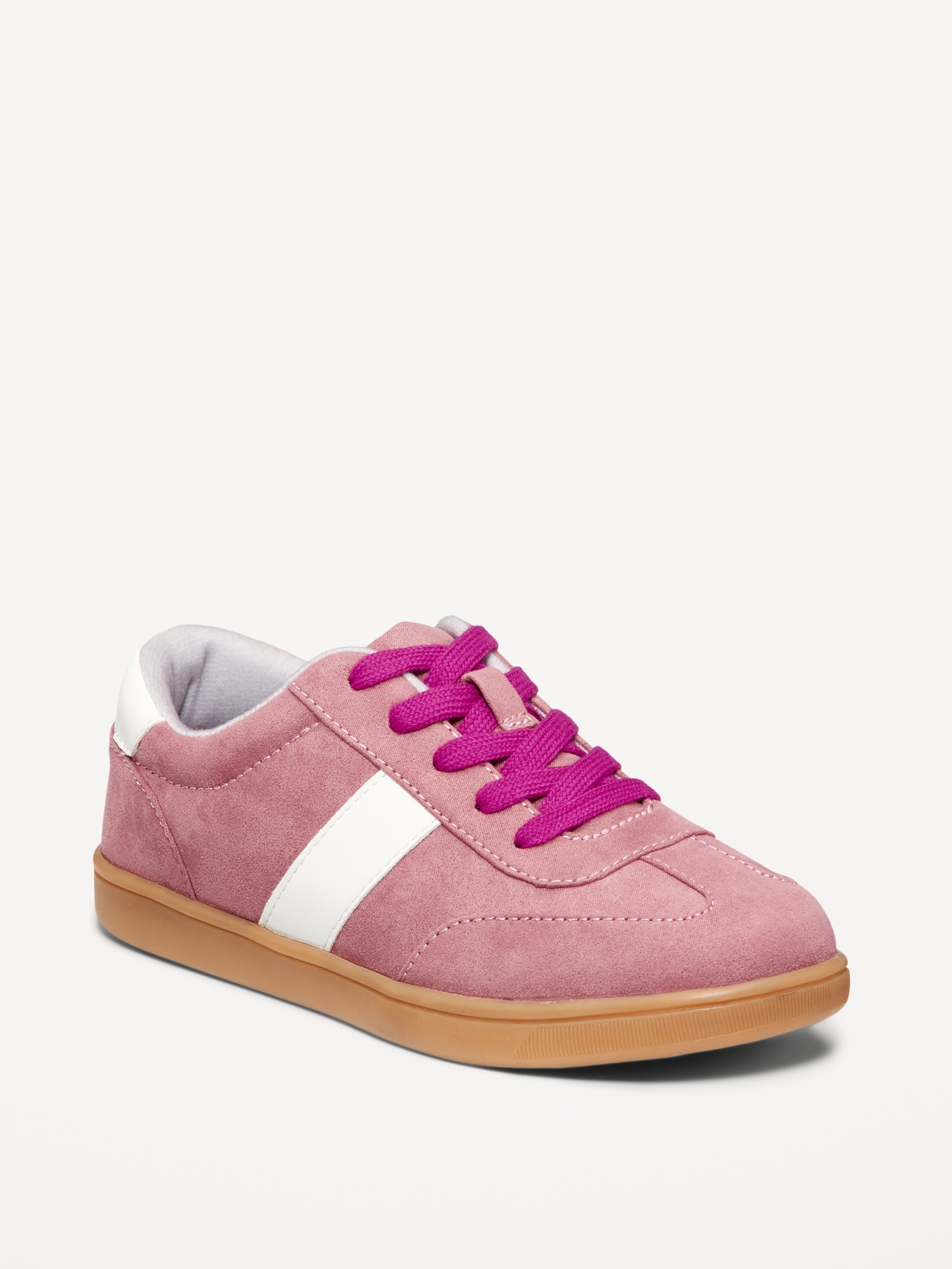 Faux-Suede Lace-Up Sneakers for Girls