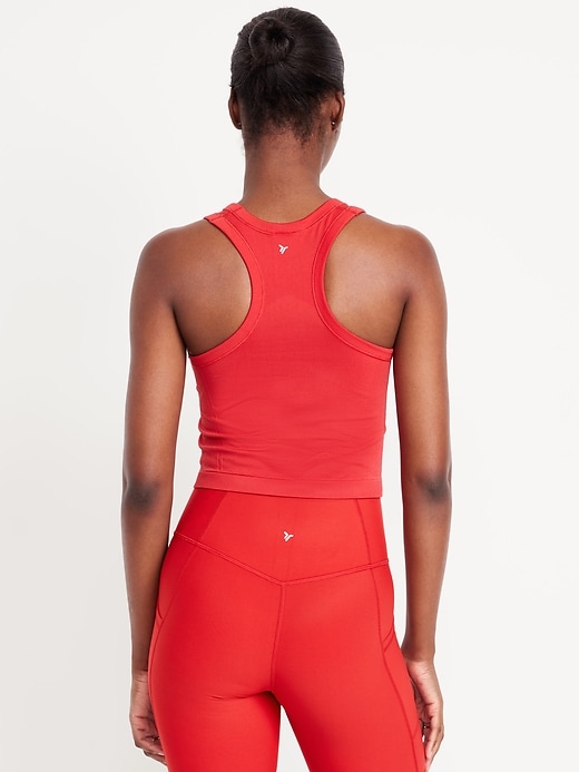 Image number 2 showing, Fluid Seamless Fitted Crop Tank Top