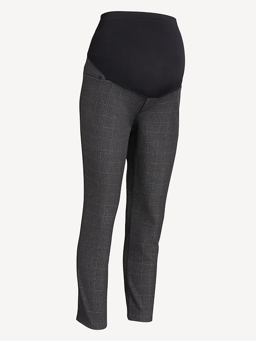 Image number 4 showing, Maternity Full-Panel Pixie Ankle Pants
