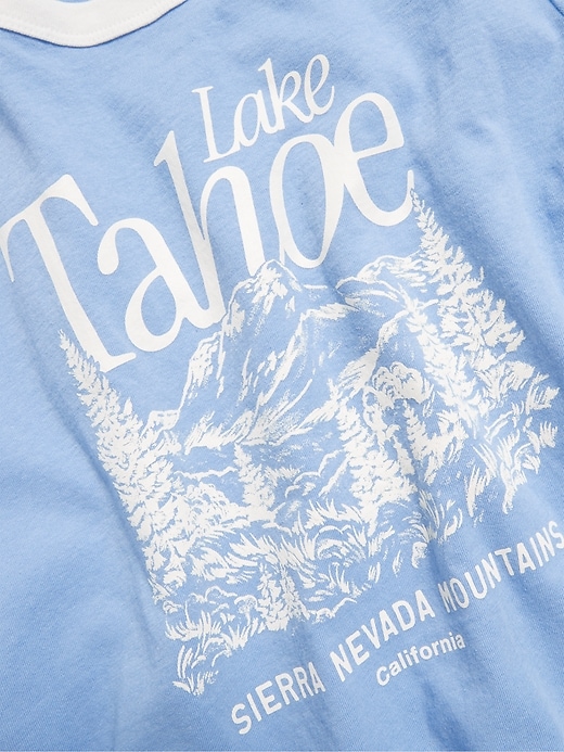 Image number 4 showing, EveryWear Graphic Ringer T-Shirt
