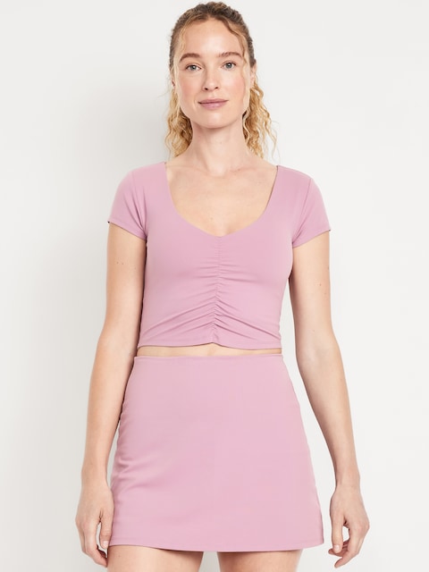 Light Support StudioSmooth Crop Top - Dusk Bloom