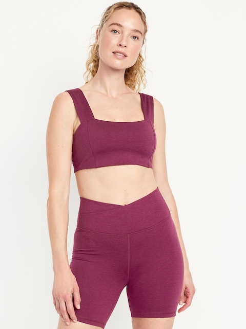 Light Support CloudComfy Bandeau Sports Bra - Purple