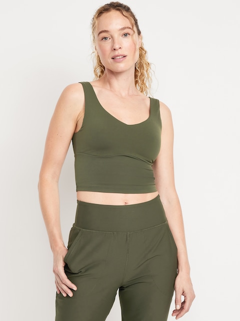 StudioSmooth Seamed Longline Top - Green