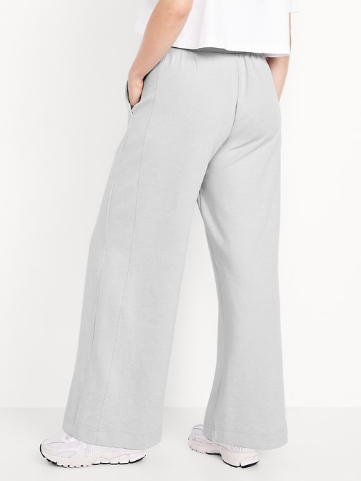 Image number 5 showing, Extra High-Waisted Dynamic Fleece Wide-Leg Sweatpants