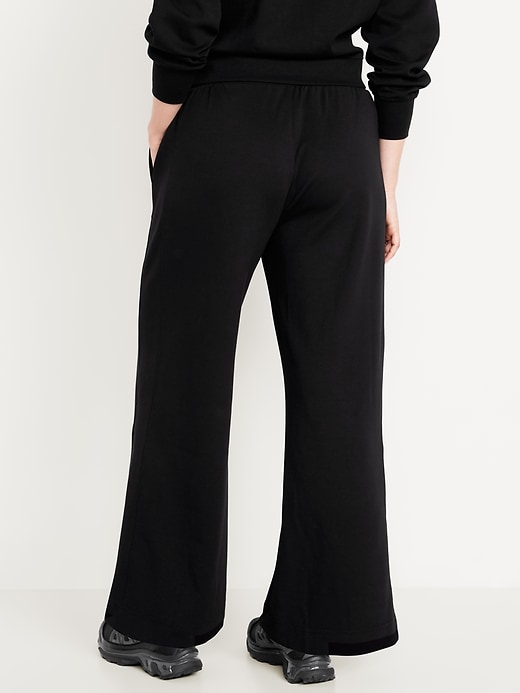 Image number 5 showing, Extra High-Waisted Dynamic Fleece Wide-Leg Sweatpants