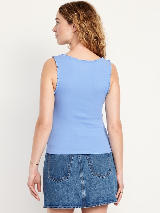 Image number 2 showing, Cinched Rib-Knit Tank Top