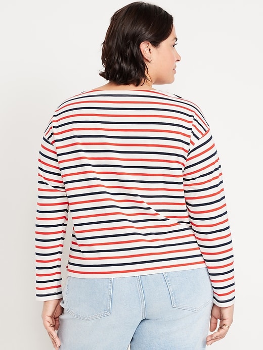 Image number 7 showing, Long-Sleeve Mariner Loose T-Shirt