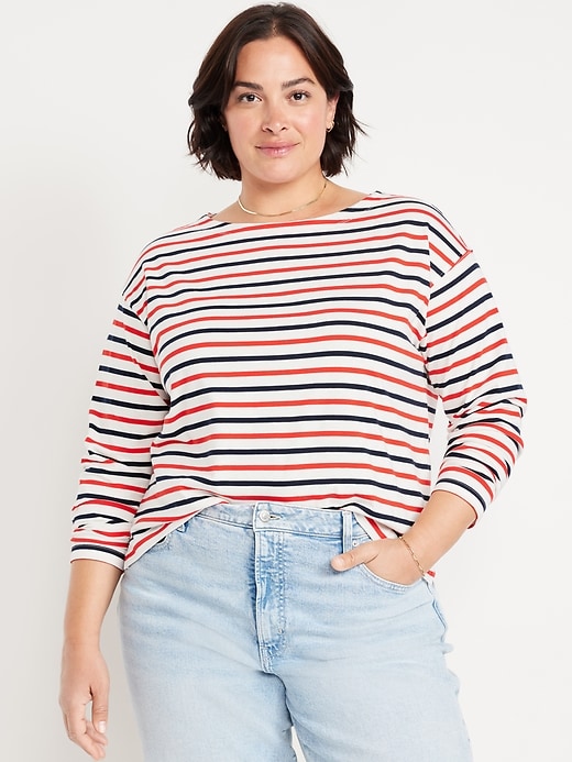 Image number 6 showing, Long-Sleeve Mariner Loose T-Shirt